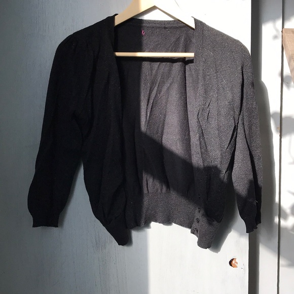 Sweaters - Black sparkle sweater